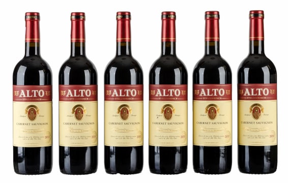 Alto; Cabernet Sauvignon; 2015; 6 (1 x 6); 750ml
