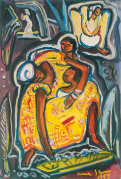 Irma Stern; African Woman with Children