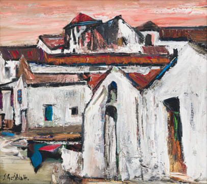Sidney Goldblatt; Spanish Fishing Village