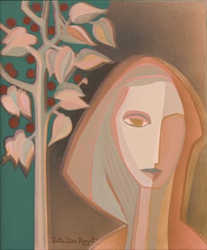Bettie Cilliers-Barnard; Woman and Fruit Tree