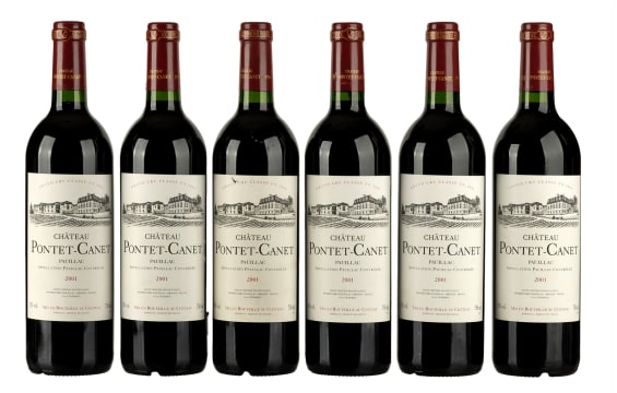 Pontet-Canet; Pauillac; 2001; 6 (1 x 6); 750ml