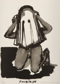 Marlene Dumas; Faceless