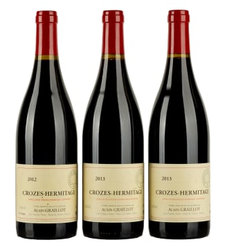 Alain Graillot; Crozes-Hermitage; 2012 - 2013; 3 (1 x 3); 750ml