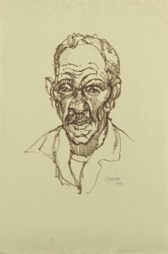 Gregoire Boonzaier; Portrait of an Old Man