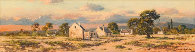 Otto Klar; Landskap met Huise