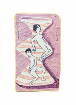 Hylton Nel; Plaque with nude figures motifs