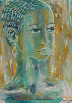 Gerard Sekoto; Girl in Blue