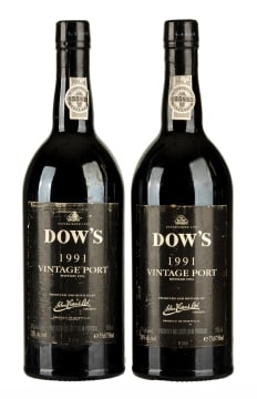Dow's; Vintage Port; 1991; 2 (1 x 2); 750ml