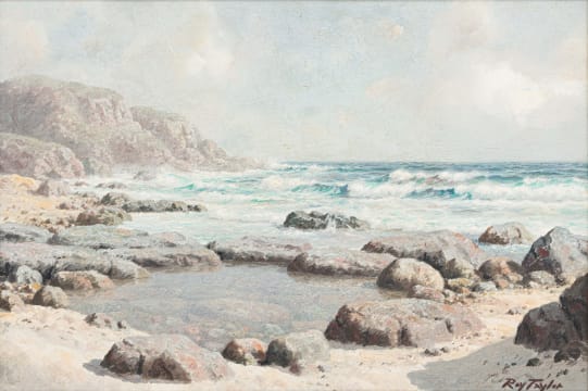Roy Taylor; Seascape with Rockpool