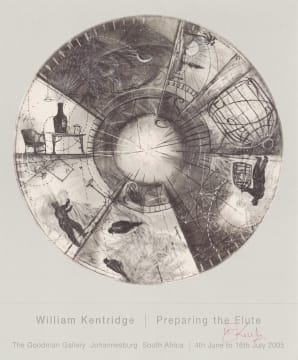William Kentridge; Preparing the Flute Poster