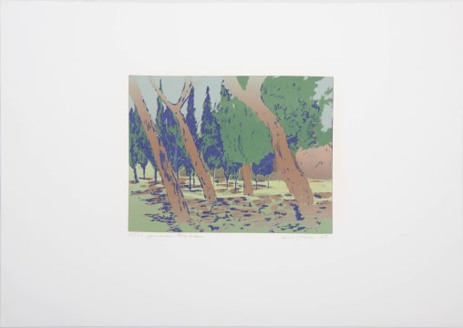 Alice Goldin; Jerusalem Treescape
