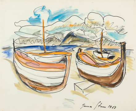 Irma Stern; Boats