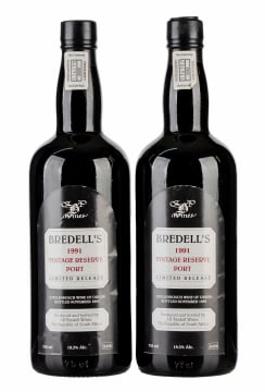 JP Bredell Wines; Vintage Reserve Port; 1991; 2 (1 x 2); 750ml