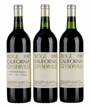 Ridge Vineyards; Geyserville; 1997; 3 (1 x 3); 750ml