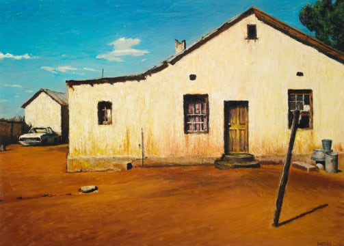 Walter Meyer; White Farmhouse
