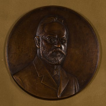 Anton van Wouw; Bas-relief Bust of Dr Herman Breijer