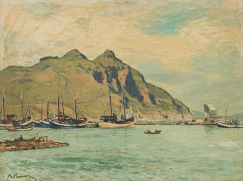 Robert Broadley; Harbour Scene, Hout Bay