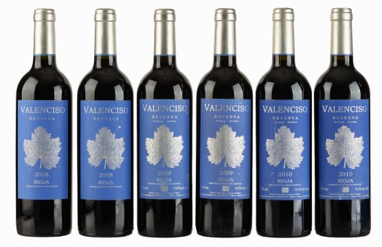 Valenciso; Reserva; 2008 - 2010; 6 (3 x 2); 750ml