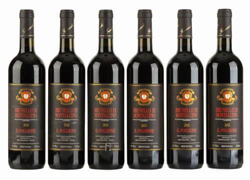 Il Poggione; Brunello di Montalcino; 2010, 2012; 6 (2 x 3); 750ml