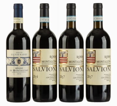 Italian Collection; Rosso di Montalcino Collection; 2010, 2014, 2017; 4 (1 x 4); 750ml