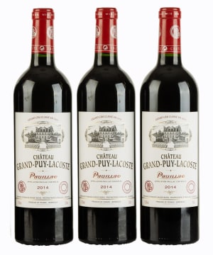 Grand-Puy-Lacoste; Pauillac; 2014; 3 (1 x 3); 750ml