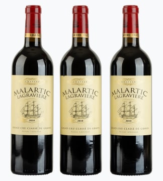 Malartic Lagraviere; Pessac-Léognan; 2010; 3 (1 x 3); 750ml