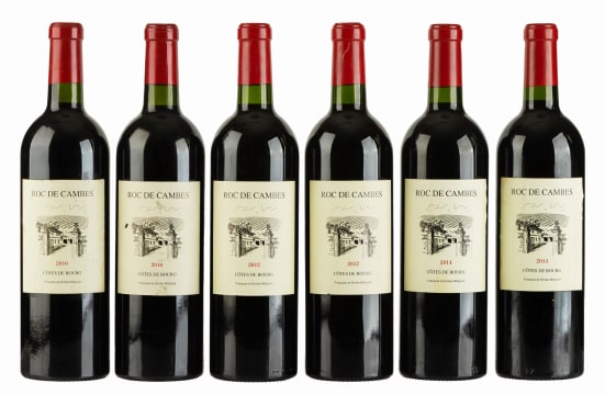 Roc De Cambes; Côtes-de-bourg; 2010, 2012, 2014; 6 (3 X 2); 750ml 