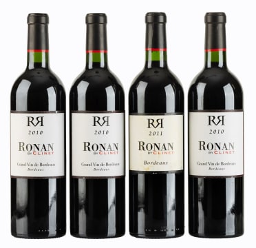 Clinet; Ronan by Clinet; 2010, 2011; 4 (1 x 4); 750ml
