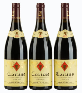 Auguste Clape; Cornas; 2015; 3 (1 x 3); 750ml