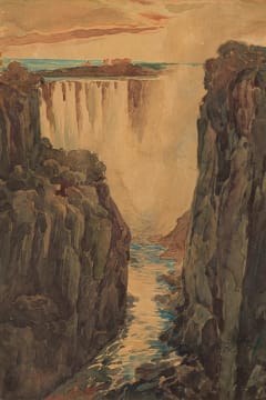 Gino (Giovanni) Fasciotti; Victoria Falls
