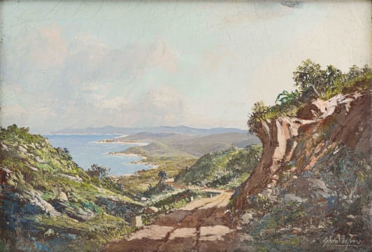 Gabriel de Jongh; Coastal Landscape