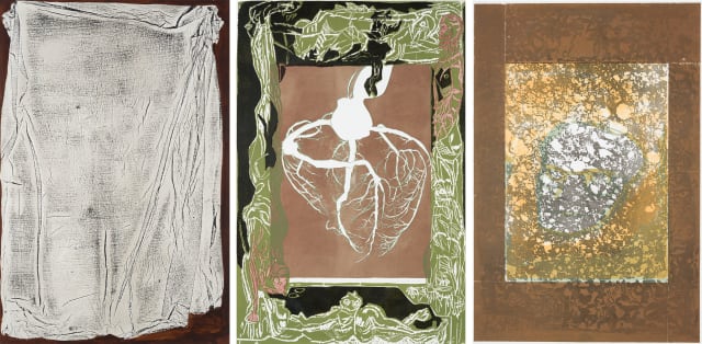 Marlene Dumas; Ecco Pier Paolo Pasolini Maria Chailloux, Amsterdam, triptych