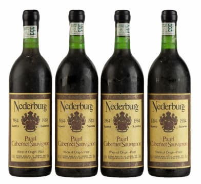 Nederburg; Paarl Cabernet Sauvignon; 1984; 4 (1 x 4); 750ml