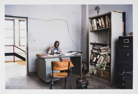Guy Tillim; City Hall Offices, Lubumbashi, DR Congo, Avenue Patrice Lumumba Series