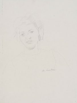 Maggie Laubser; Portrait of a Woman