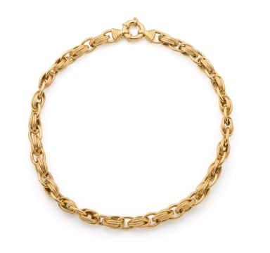 18k yellow gold necklace