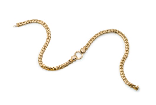9k yellow gold necklace