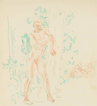 Walter Battiss; Nude Boy