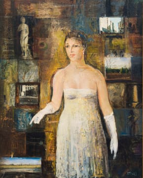 Simon Stone; Woman with Gloves