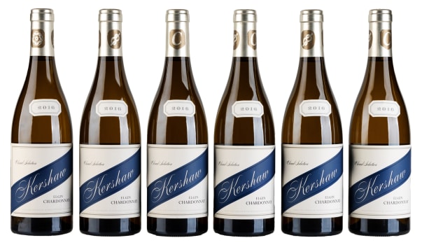 Kershaw Wines; Clonal Selection Elgin Chardonnay; 2016; 6 (1 x 6); 750ml