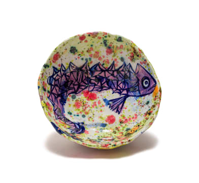 Ruan Hoffmann; Bowl with pink fish