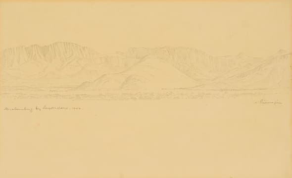 Jacob Hendrik Pierneef; Drakensberg by Leydsdorp