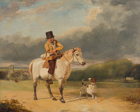 Thomas Woodward; Rider and his Dog