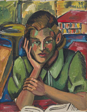 Alexis Preller; Woman Reading