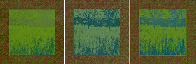 Robert Hodgins and Jan Neethling; Bush Scene, three