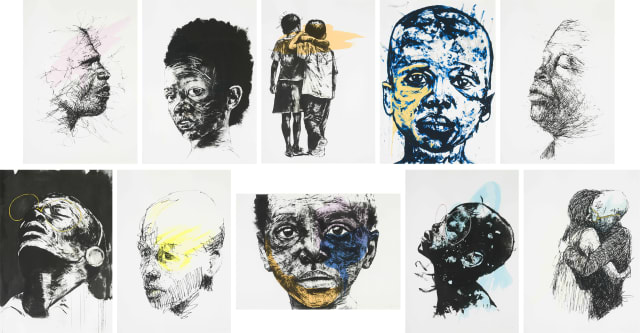 Nelson Makamo; Untitled Portfolio, ten