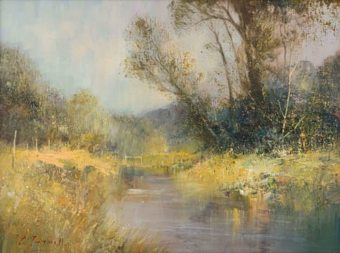 Christopher Tugwell; Landscape with River