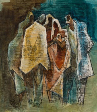 Ernest Ullmann; Group with Mother