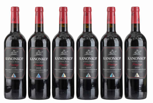 Kanonkop; Black Label Pinotage; 2008; 6 (1 x 6); 750ml
