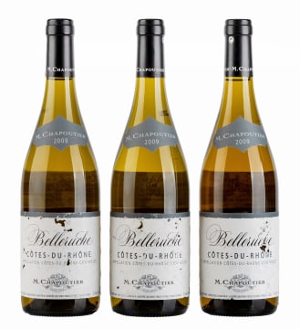 M.Chapoutier; Côtes du Rhône Belleruche Blanc; 2009; 3 (1 x 3); 750ml